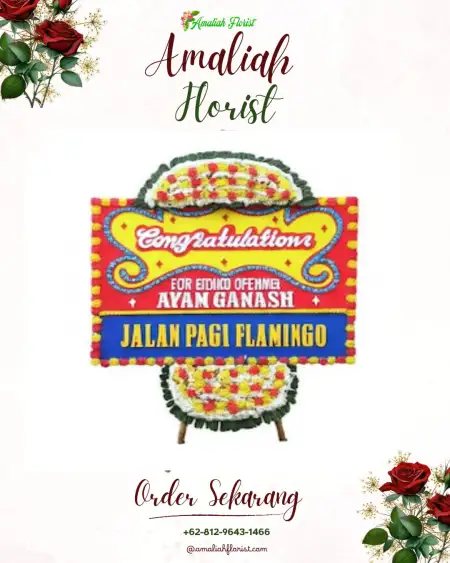 Sewa Papan Bunga Salembaran Jati