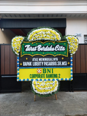 Papan Bunga Duka di Salembaran Jati